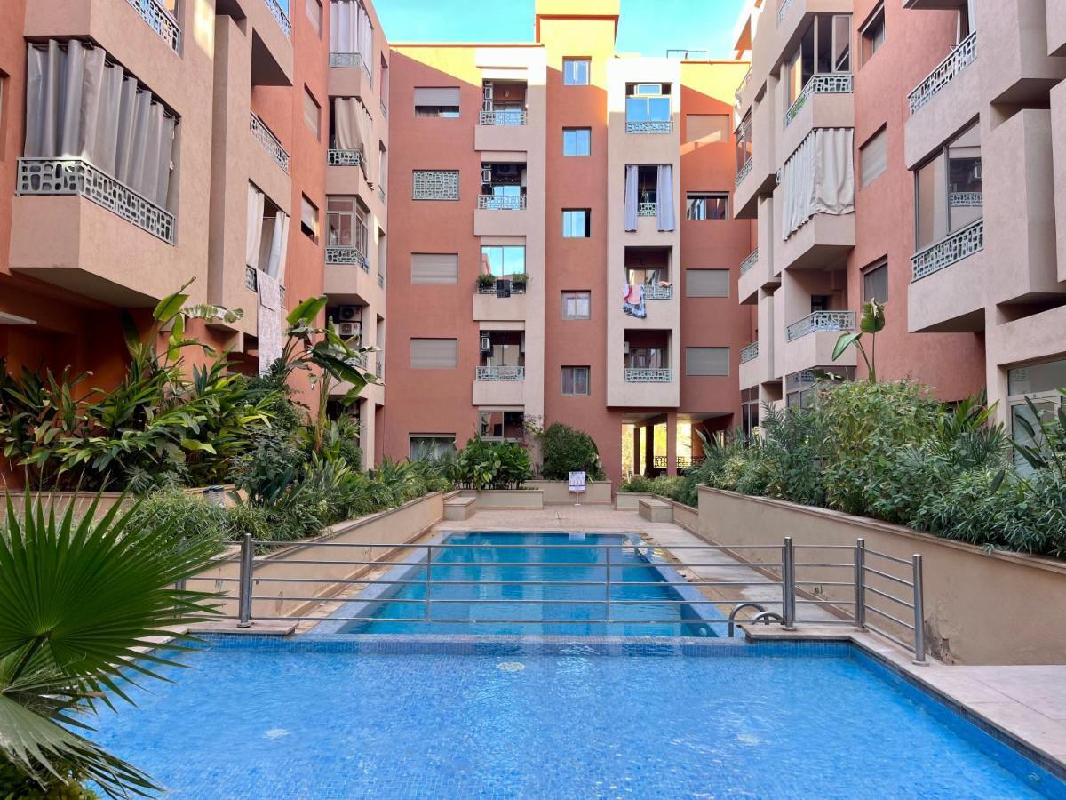 Bel Appartement A Marrakech En Residence Avec Piscine - Fibre & Netflix 马拉喀什 外观 照片